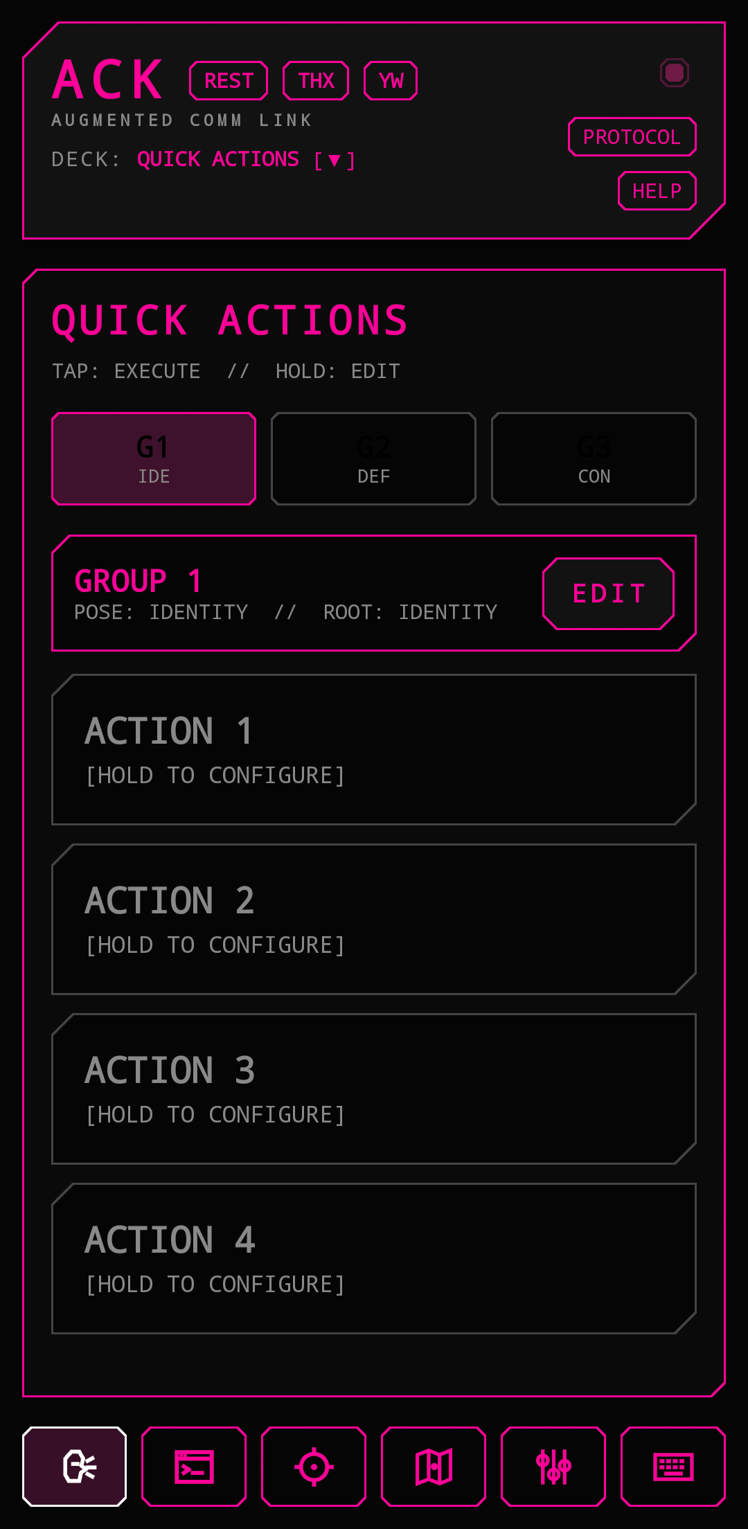 Quick Actions Deck screenshot